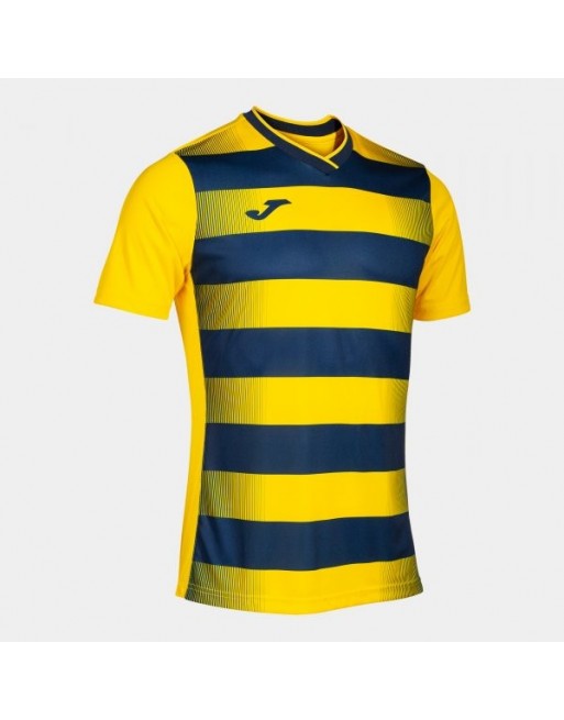 EUROPA V SHORT SLEEVE T-SHIRT YELLOW NAVY