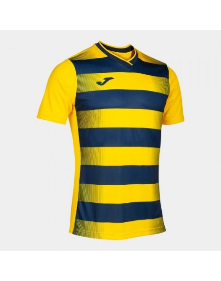 EUROPA V SHORT SLEEVE T-SHIRT YELLOW NAVY
