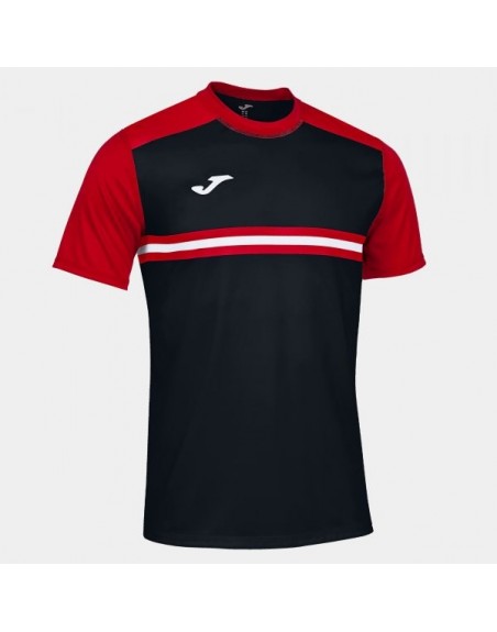 HISPA IV SHORT SLEEVE T-SHIRT BLACK RED