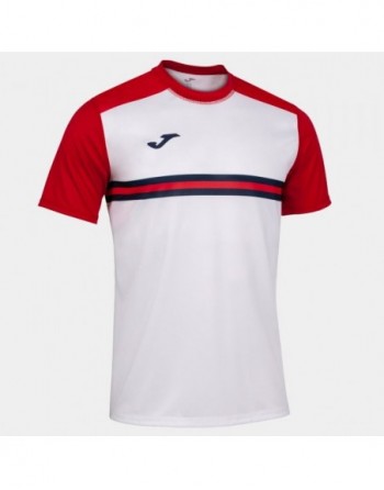 HISPA IV SHORT SLEEVE T-SHIRT WHITE RED