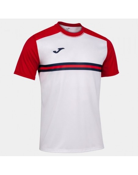 HISPA IV SHORT SLEEVE T-SHIRT WHITE RED
