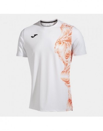 CHALLENGE SHORT SLEEVE T-SHIRT WHITE ORANGE