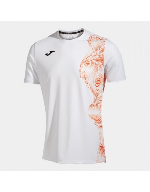 CHALLENGE SHORT SLEEVE T-SHIRT WHITE ORANGE