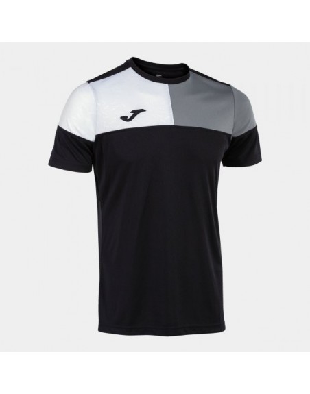 CREW V SHORT SLEEVE T-SHIRT BLACK GREY WHITE