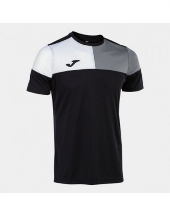 CREW V SHORT SLEEVE T-SHIRT BLACK GREY WHITE