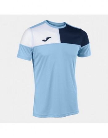 CREW V SHORT SLEEVE T-SHIRT SKY BLUE NAVY WHITE