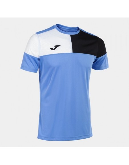 CREW V SHORT SLEEVE T-SHIRT BLUE BLACK WHITE