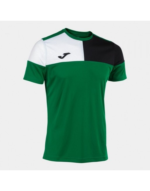 CREW V SHORT SLEEVE T-SHIRT GREEN BLACK WHITE