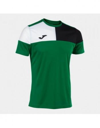 CREW V SHORT SLEEVE T-SHIRT GREEN BLACK WHITE
