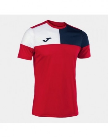 CREW V SHORT SLEEVE T-SHIRT RED NAVY WHITE