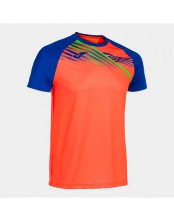 ELITE X SHORT SLEEVE T-SHIRT FLUOR CORAL ROYAL