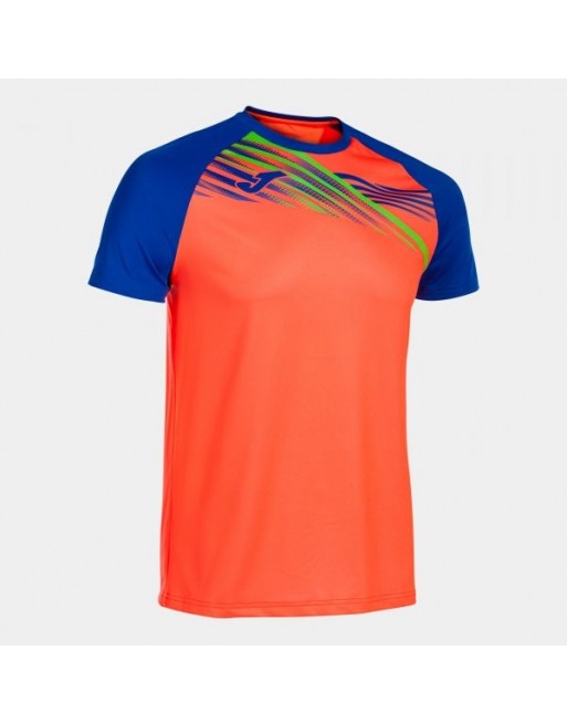 ELITE X SHORT SLEEVE T-SHIRT FLUOR CORAL ROYAL