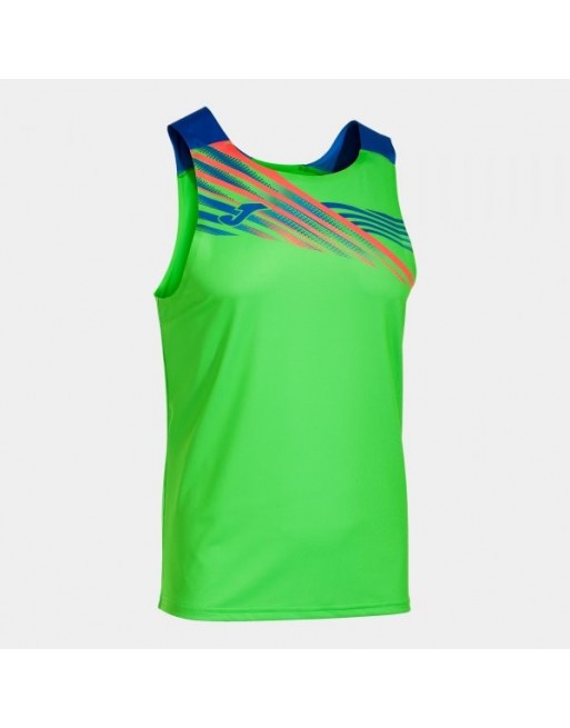 ELITE X SLEEVELESS SHIRT FLUOR GREEN ROYAL