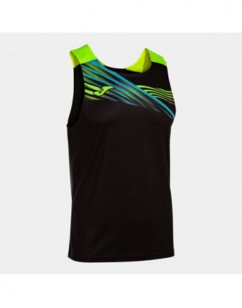 ELITE X SLEEVELESS SHIRT BLACK FLUOR YELLOW