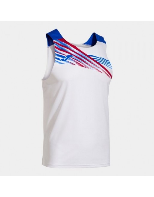 ELITE X SLEEVELESS SHIRT WHITE ROYAL