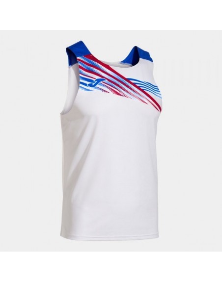 ELITE X SLEEVELESS SHIRT WHITE ROYAL