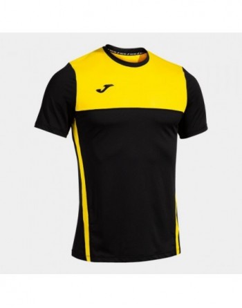 R-TRAIL NATURE SHORT SLEEVE T-SHIRT BLACK YELLOW
