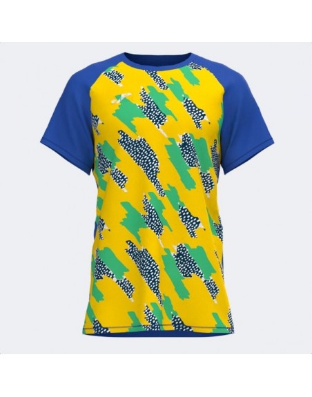 R-TRAIL NATURE SHORT SLEEVE T-SHIRT ROYAL YELLOW GREEN