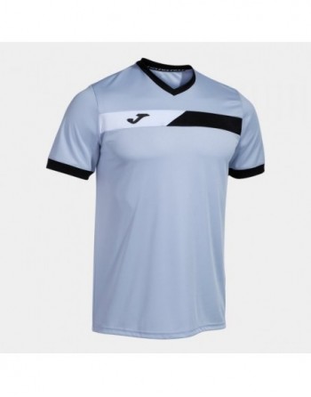 COURT SHORT SLEEVE T-SHIRT SKY BLUE NAVY WHITE
