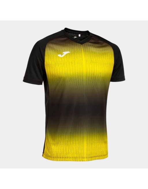 TIGER V SHORT SLEEVE T-SHIRT BLACK YELLOW