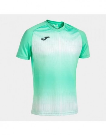 TIGER V SHORT SLEEVE T-SHIRT GREEN WHITE