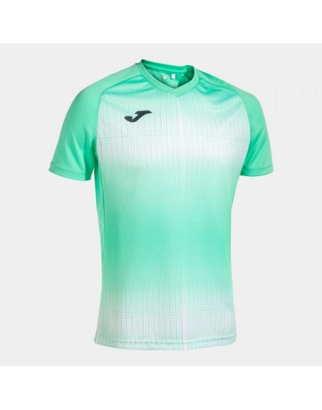 TIGER V SHORT SLEEVE T-SHIRT GREEN WHITE