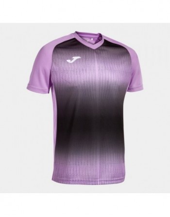 TIGER V SHORT SLEEVE T-SHIRT PURPLE BLACK