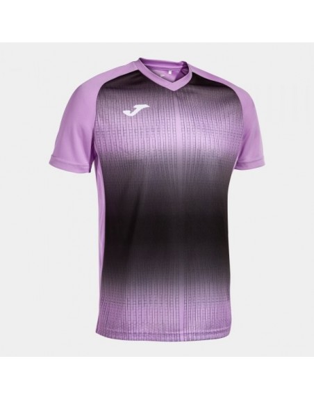 TIGER V SHORT SLEEVE T-SHIRT PURPLE BLACK