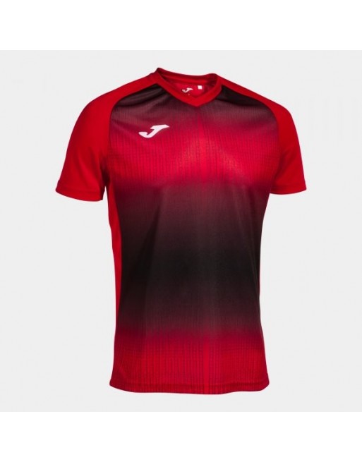 TIGER V SHORT SLEEVE T-SHIRT RED BLACK