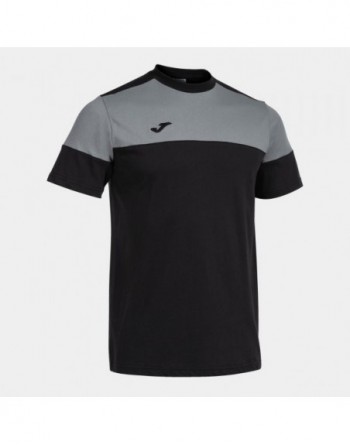 CREW V SHORT SLEEVE T-SHIRT BLACK GREY