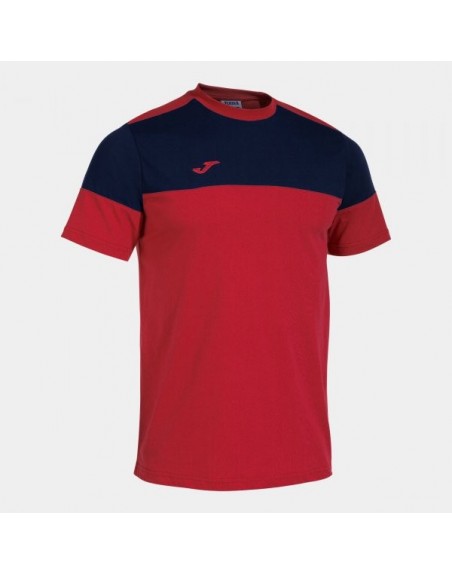 CREW V SHORT SLEEVE T-SHIRT RED NAVY