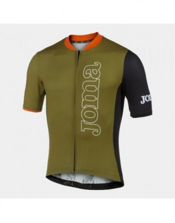 CRONO CYCLING JERSEY KHAKI BLACK