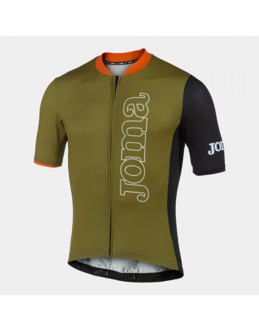 CRONO CYCLING JERSEY KHAKI BLACK