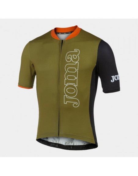 CRONO CYCLING JERSEY KHAKI BLACK