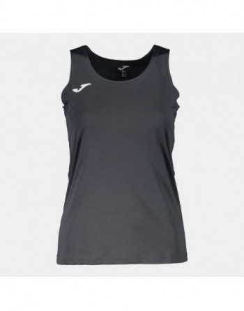 DIANA SLEEVELESS SHIRT ANTHRACITE