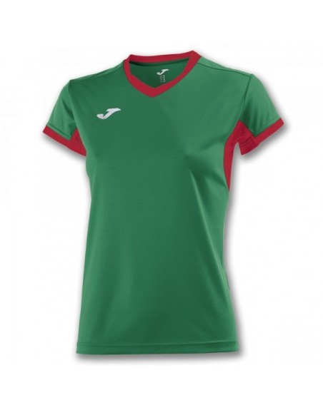 T-SHIRT CHAMPIONSHIP IV GREEN-RED S/S WOMAN