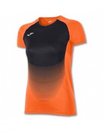 CAMISETA ELITE VI AMARILLO-MARINO M/C MUJER