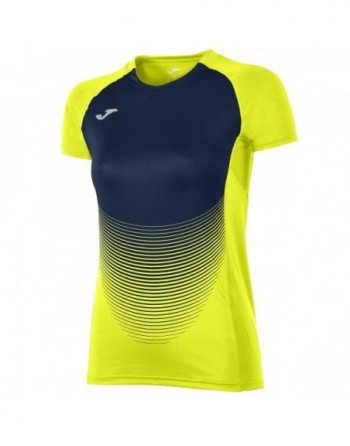 CAMISETA ELITE VI ROYAL-NEGRO M/C MUJER