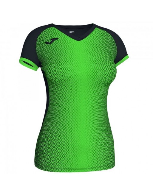 SUPERNOVA T-SHIRT BLACK-FLUOR GREEN S/S