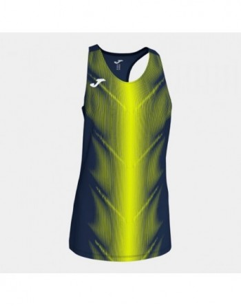 OLIMPIA T-SHIRT D.NAVY-F.YELLOW SLEEVELESS WOMAN