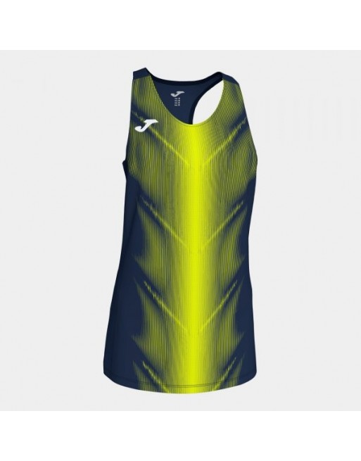 OLIMPIA T-SHIRT D.NAVY-F.YELLOW SLEEVELESS WOMAN