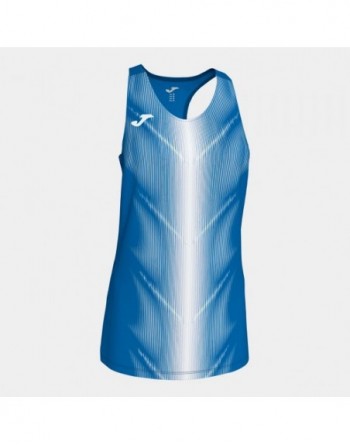 OLIMPIA T-SHIRT ROYAL-WHITE SLEEVELESS WOMAN