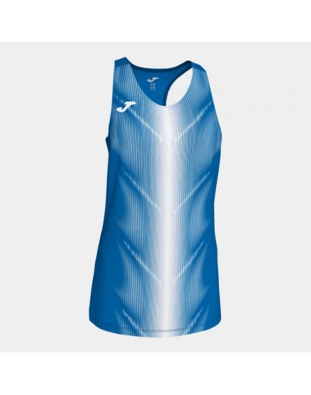 OLIMPIA T-SHIRT ROYAL-WHITE SLEEVELESS WOMAN