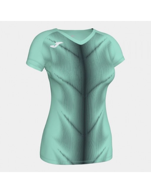 OLIMPIA T-SHIRT GREEN-BLACK S/S WOMAN