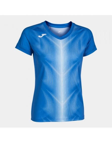 OLIMPIA T-SHIRT ROYAL-WHITE S/S WOMAN