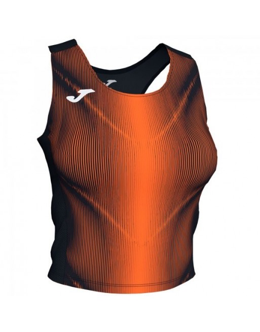 OLIMPIA TOP BLACK-ORANGE