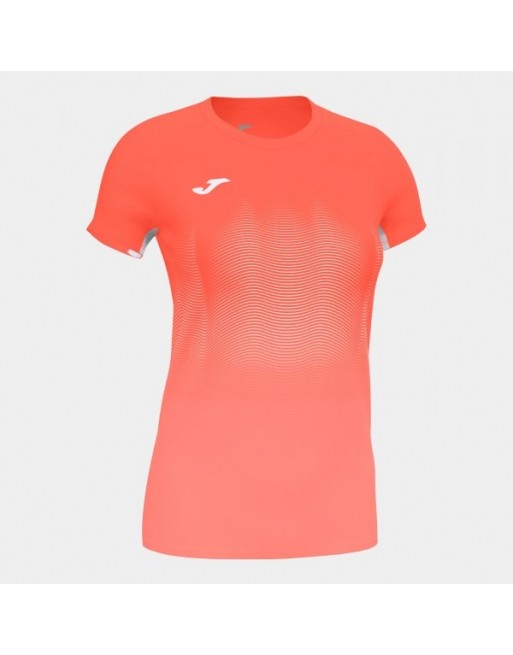 ELITE VII T-SHIRT FLUOR CORAL-WHITE S/S