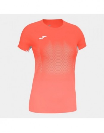 ELITE VII T-SHIRT FLUOR CORAL-WHITE S/S