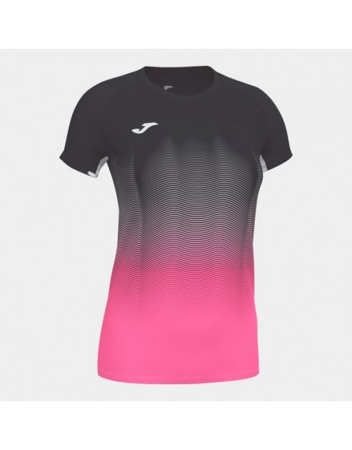 ELITE VII T-SHIRT BLACK-FLUOR PINK-WHITE S/S