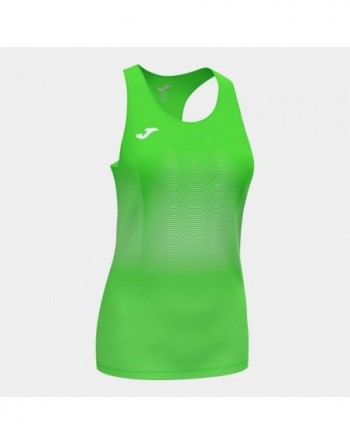 ELITE VII TANK TOP FLUOR GREEN-WHITE